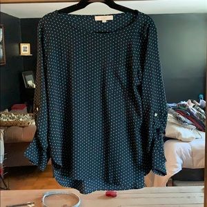 Loft Polka Dot Blouse